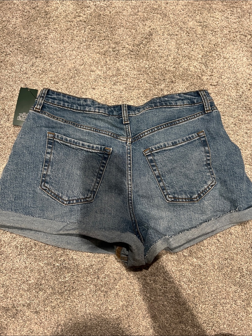 wild fable Light Blue Denim Cutoff Shorts - Picture 4 of 4